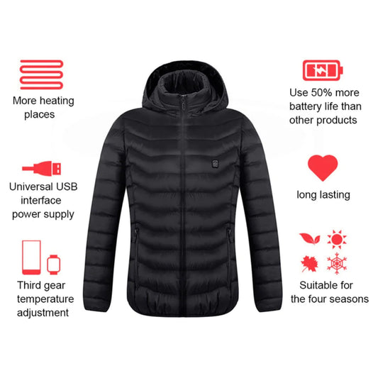 Heated Jacket  -  USB Chargeable